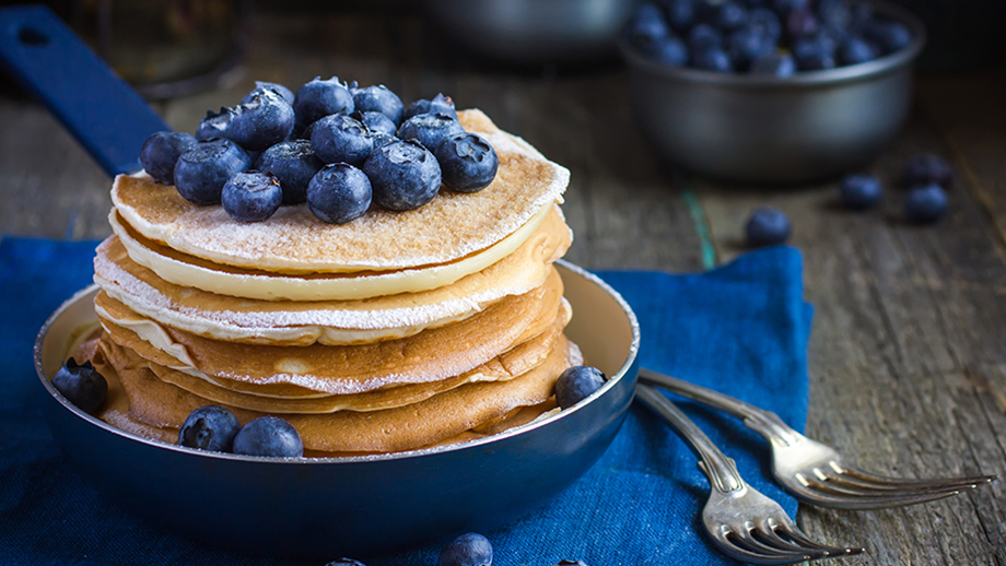 pancakes norvegesi ai mirtilli