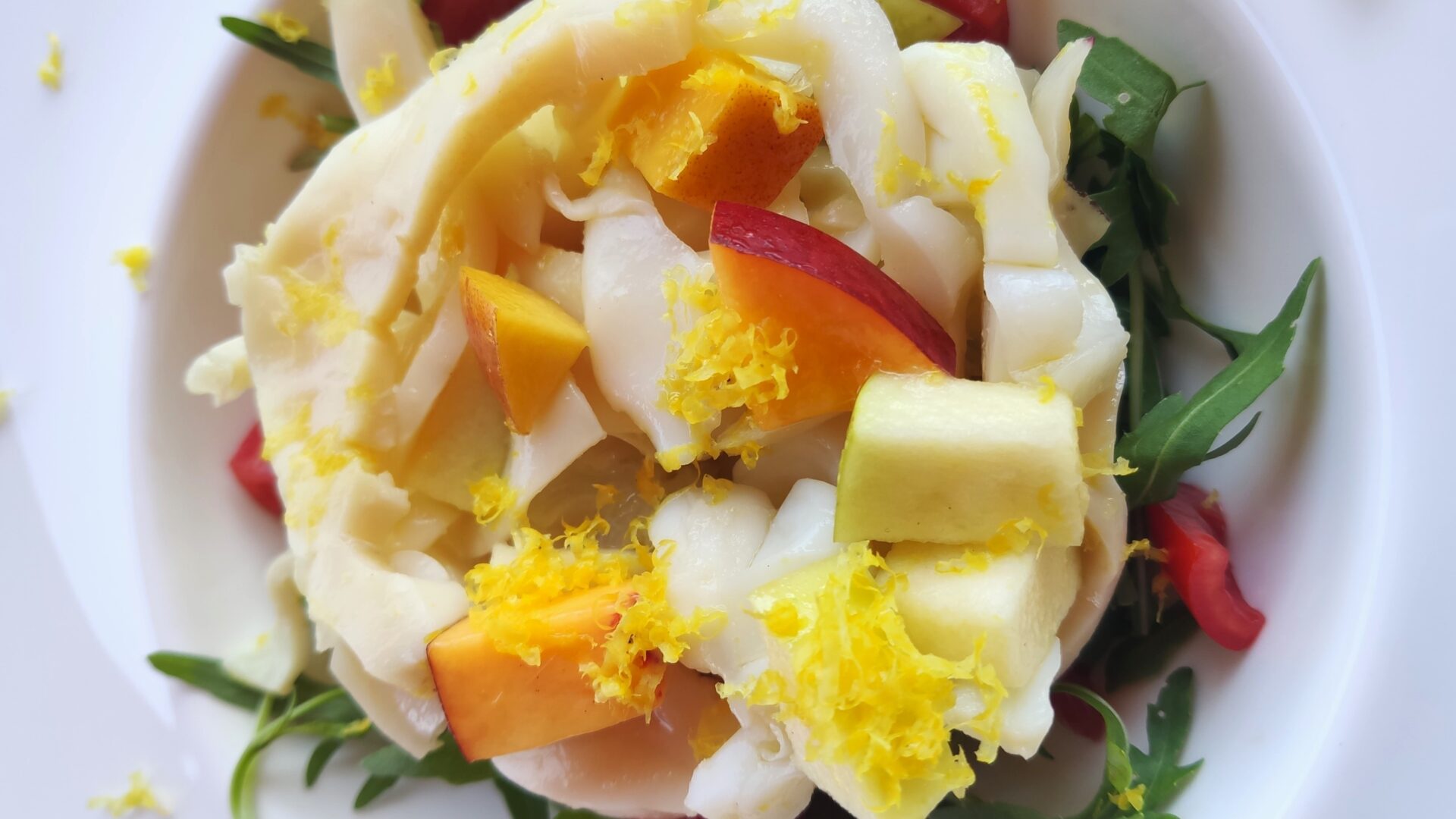 insalata di seppia pesca e rucola